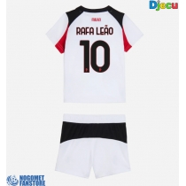 AC Milan Rafael Leao #10 Gostujuci Dres za djecu 2025-26 Kratak Rukav (+ Kratke hlače)